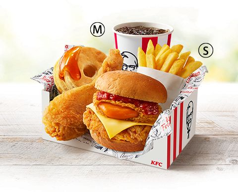 KFC「オマール海老の旨味ひろがるチーズフィレバーガーボックス」