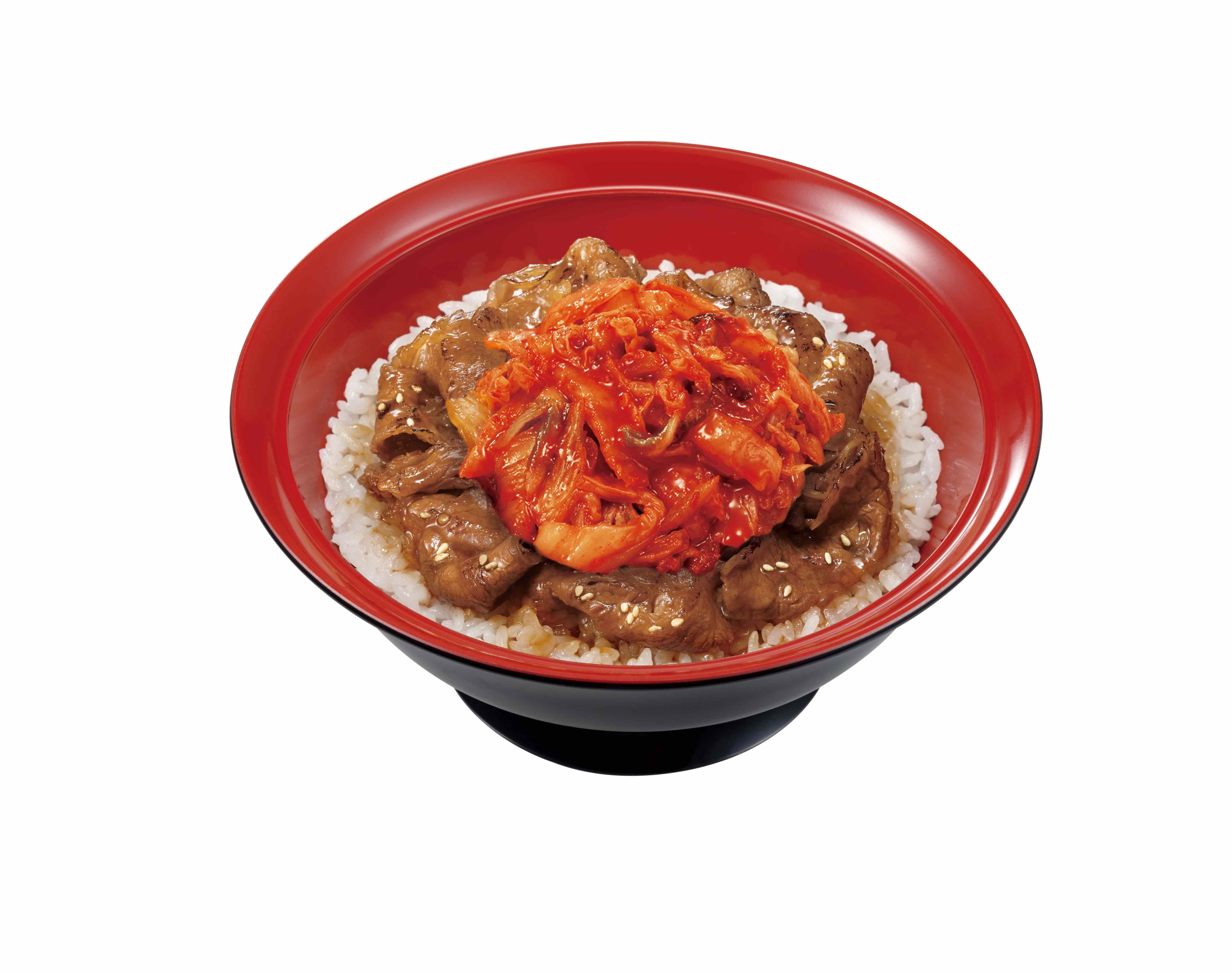 すき家「キムチ牛カルビ丼」