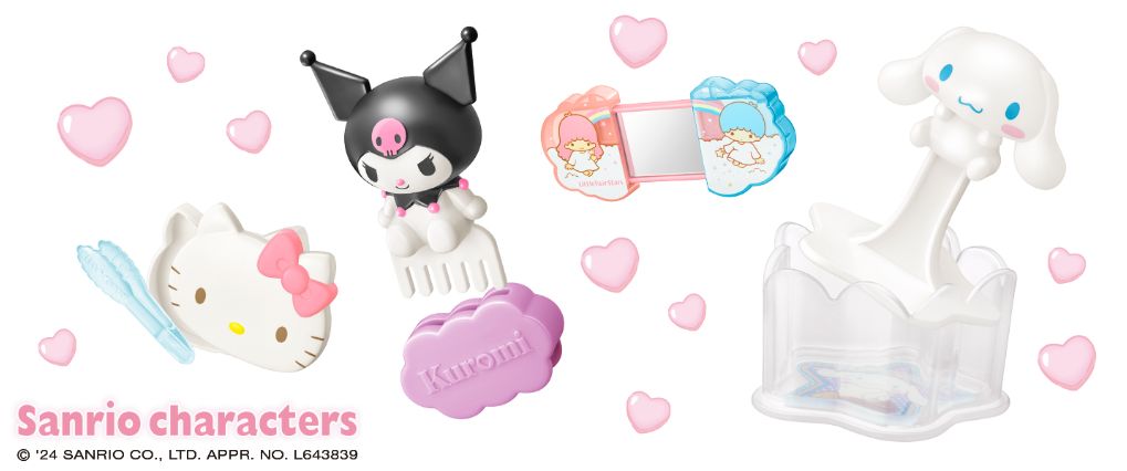 ハッピーセット「サンリオキャラクターズ」4月12日発売 (C)2024 SANRIO CO., LTD. APPROVAL NO. L643839 S/D·G