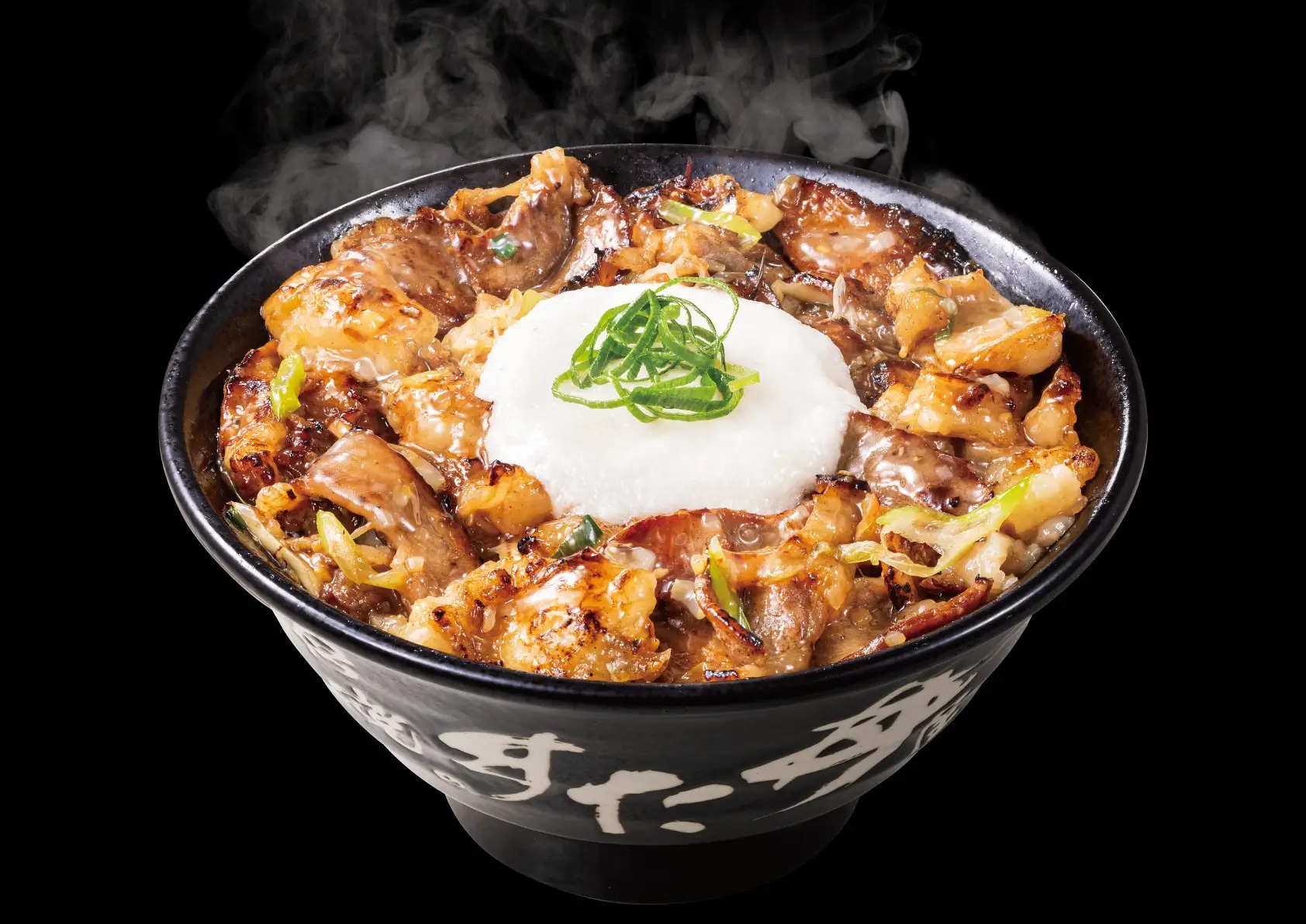 伝説のすた丼屋「牛カルビホルモン焼肉丼」6月3日発売、醤油のコクと果物･野菜の甘みが特徴の「ニンニク醤油焼肉ダレ」と炭火風ねぎ塩ダレの 