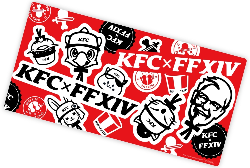 KFC×FF14「ゲーミングマウスパッド」イメージ