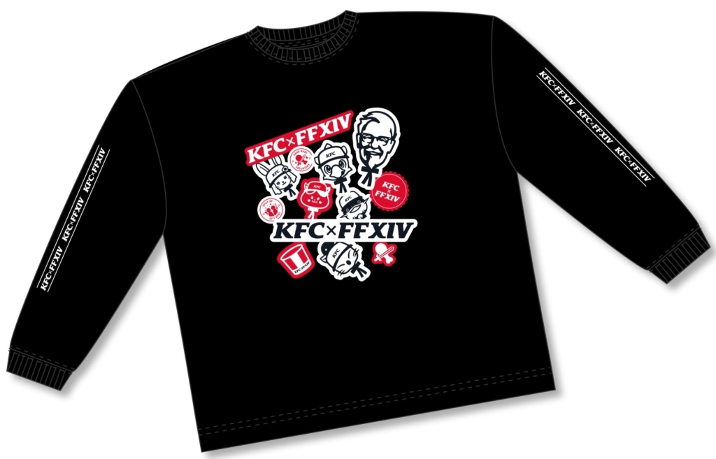 KFC×FF14「長袖Tシャツ」イメージ