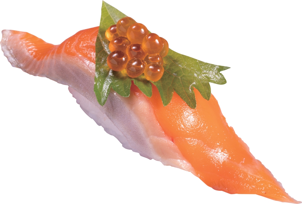 かっぱ寿司「大切り生銀鮭 いくらのせ」