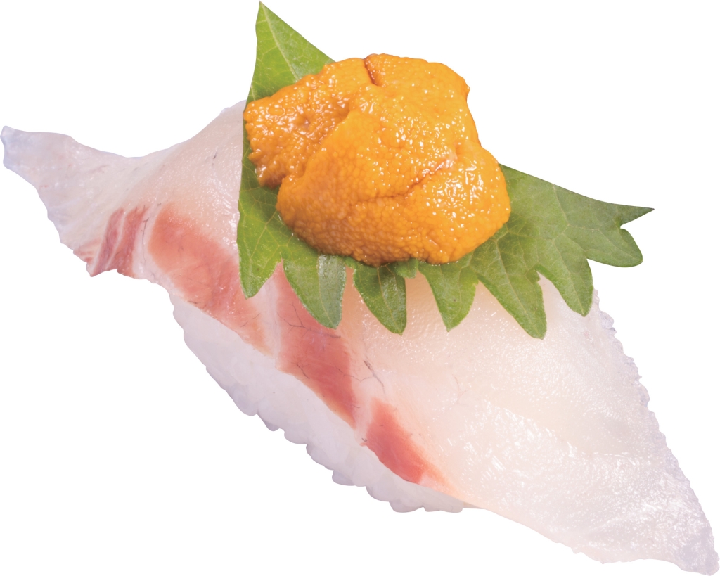 かっぱ寿司「活〆真鯛うにのせ」