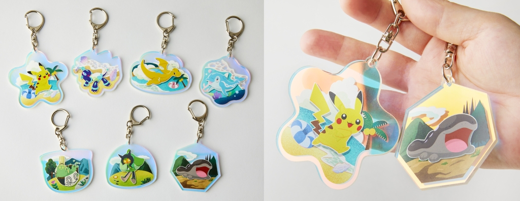 プロント×ポケモン「ポケモンオリジナルオーロラアクリルキーホルダー(全7種)」