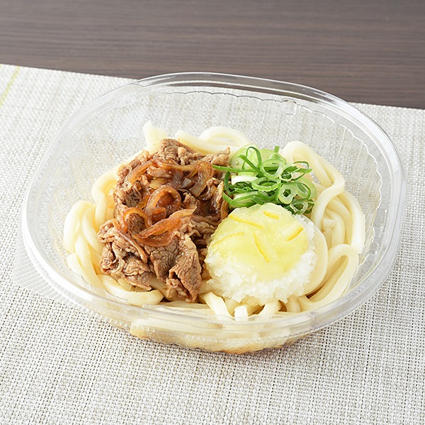 ファミリーマート 「ゆずジュレ入り 冷し肉おろしうどん 高知県産ゆず使用」