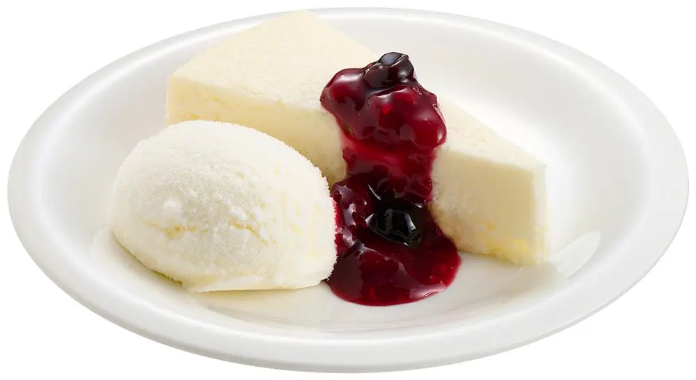 スシロー「白いベイクドチーズケーキの北海道メルバ」