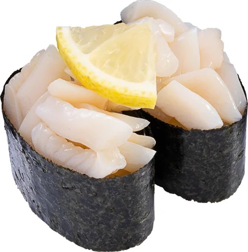 かっぱ寿司 「つぶ貝刻み軍艦 レモン」