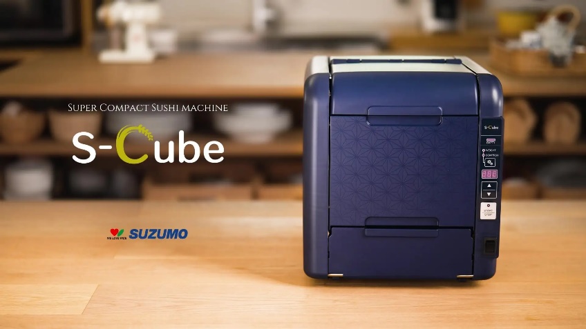 鈴茂器工の“コンパクト”シャリ玉ロボット「S-Cube」