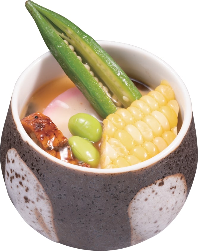 かっぱ寿司「店内仕込 夏野菜とうなぎの冷やし茶碗蒸し」/かっぱのうに&うなぎ祭り