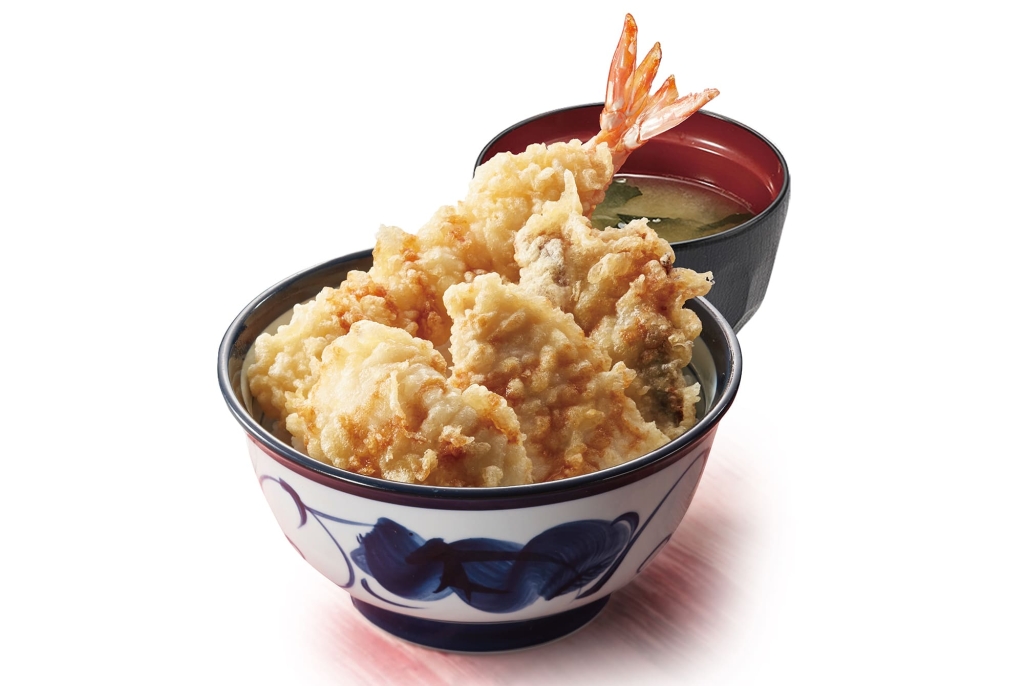 天丼てんや「夏のごちそう天丼(みそ汁付)」