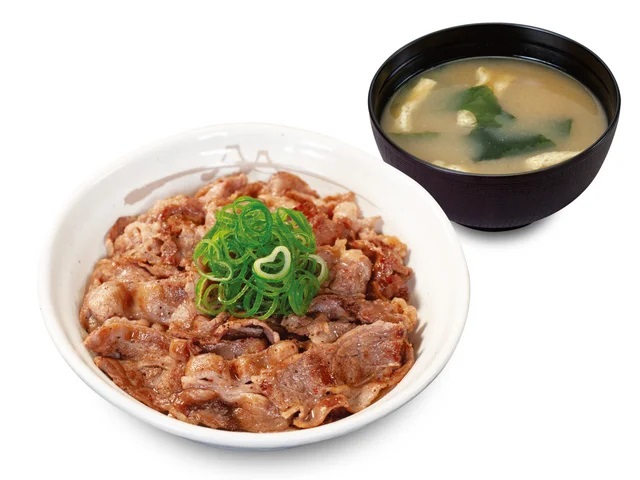 松屋 「2種盛牛焼肉丼」