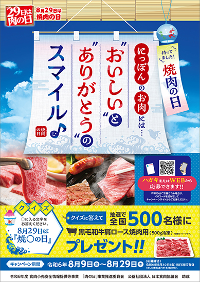 第1弾「8月29日は焼肉の日」キャンペーン