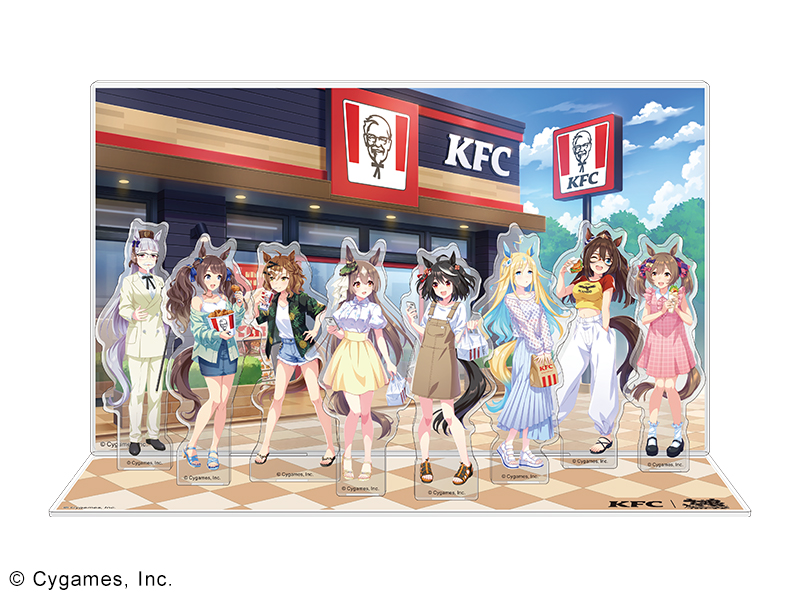 KFC「ウマ娘と今日、ケンタッキーにしない?スペシャルセット」抽選「描き下ろしアクリルスタンド」