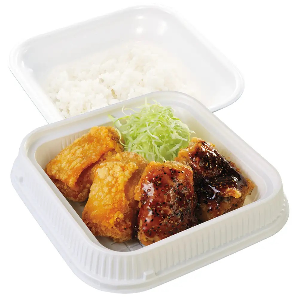 からやま 「黒胡椒からあげの合盛り弁当」