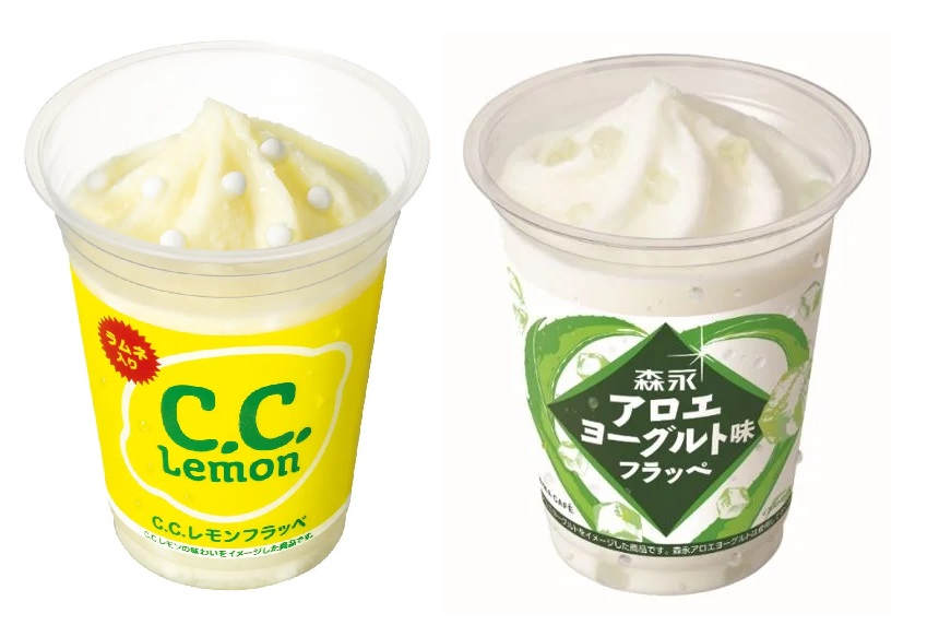 ファミマ 「C.C.レモンフラッペ」「森永アロエヨーグルト味フラッペ」