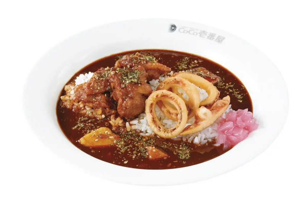 CoCo壱番屋 「カシミールチキンカレー」+ハーフイカ