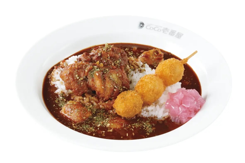 CoCo壱番屋 「カシミールチキンカレー」+うずら卵串フライ