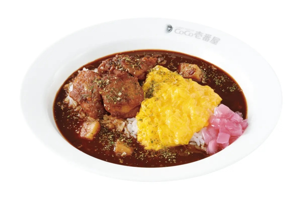 CoCo壱番屋 「カシミールチキンカレー」+スクランブルエッグ