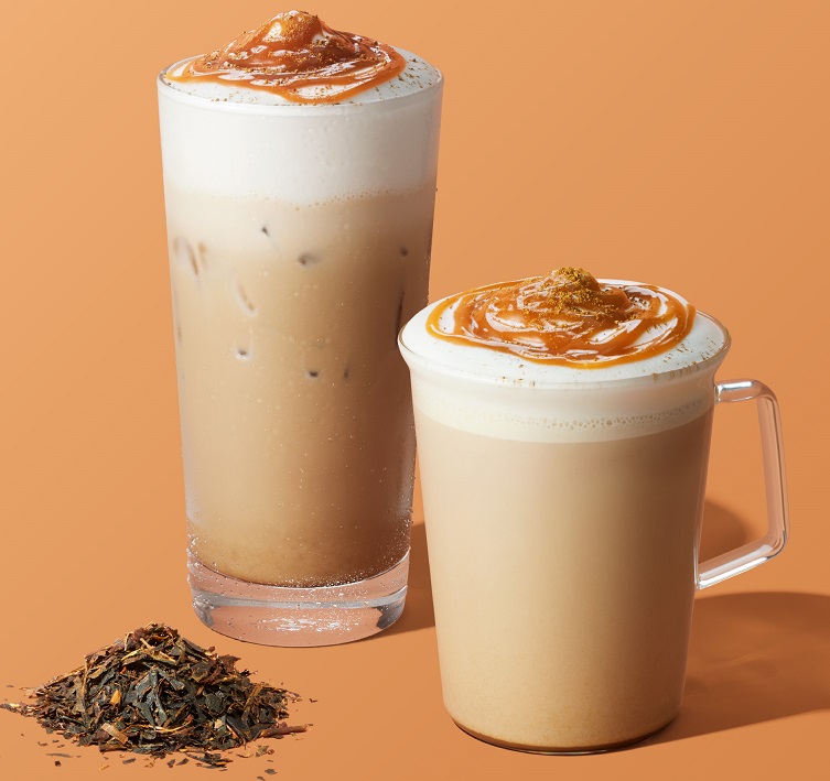 スターバックスティー&カフェ「和栗と和紅茶のムース ティー ラテ(Hot/Iced)」