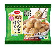 「CO・OP プチがんも枝豆入り 標準13~15個入（168g）」