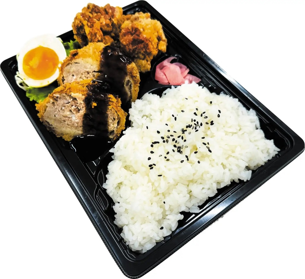 イオン アニバーサリー総菜「トップバリュ タスマニアビーフメンチカツ弁当」