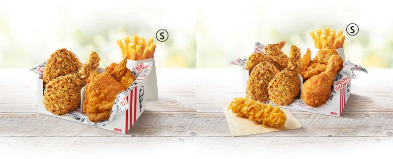 KFC「食べくらべ4ピースパック」「食べくらべ6ピースパック」