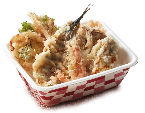 天丼てんや「国産秋天丼弁当 お新香付」