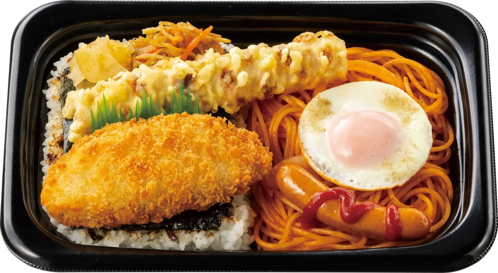 ほっともっと 「BIGのり弁当(ナポリタン)」