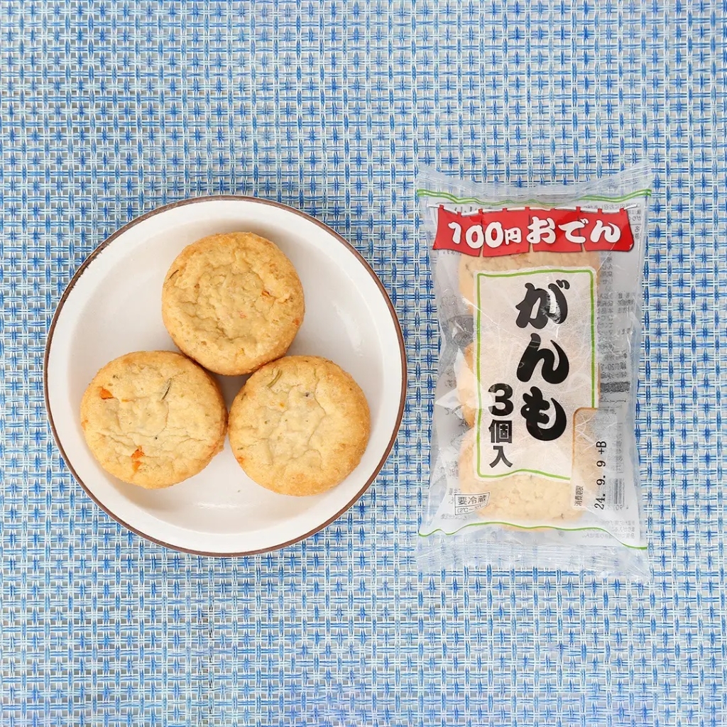 ローソンストア100「100円おでん がんも3個」