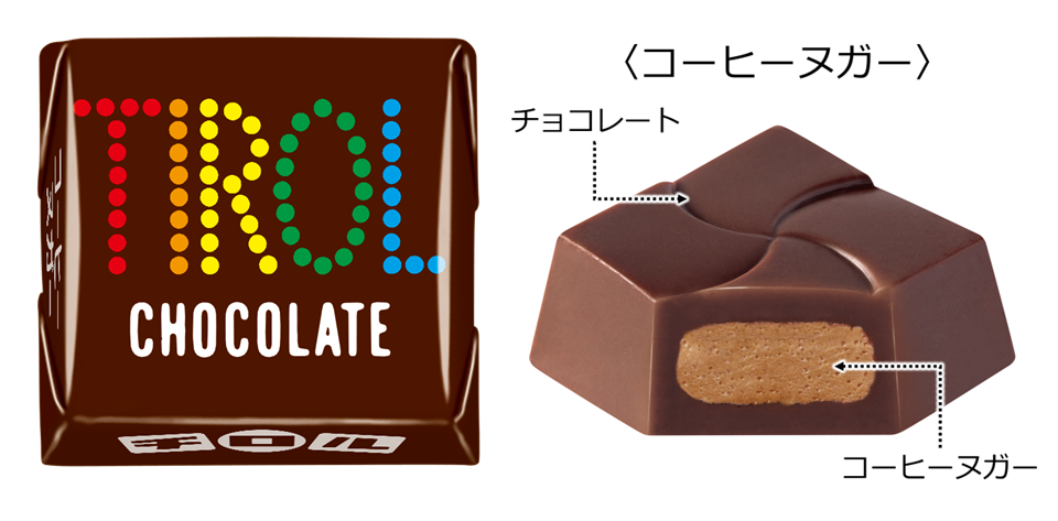 チロルチョコ「コーヒーヌガー」