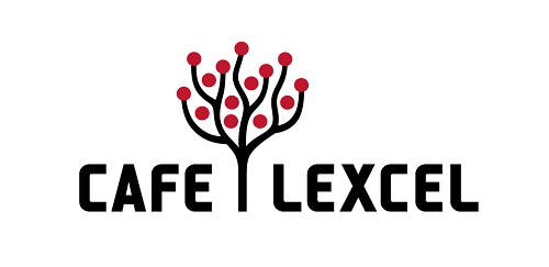 「CAFE LEXCEL(カフェ レクセル)」ロゴ