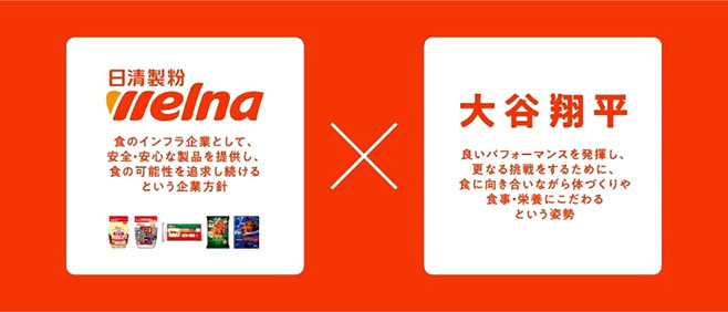 日清製粉ウェルナ、大谷翔平選手と広告出演契約締結