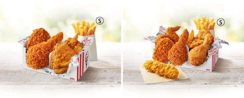 KFC「食べくらべ4ピースパック」「食べくらべ6ピースパック」