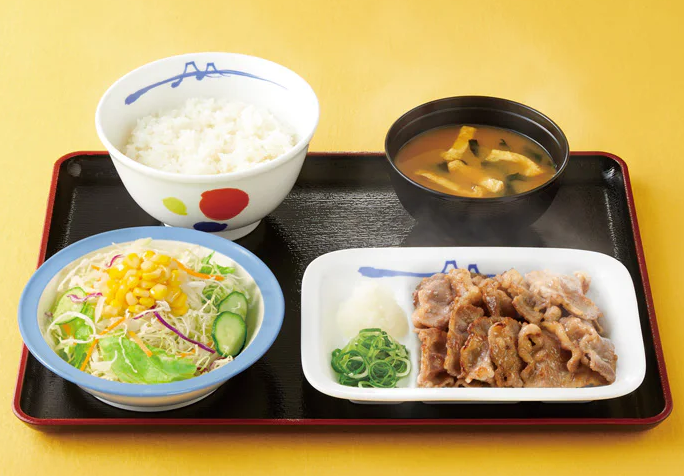 松屋「カルビ焼肉定食」