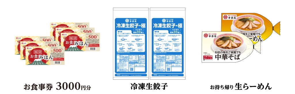 2025年「幸楽苑の福袋」内容