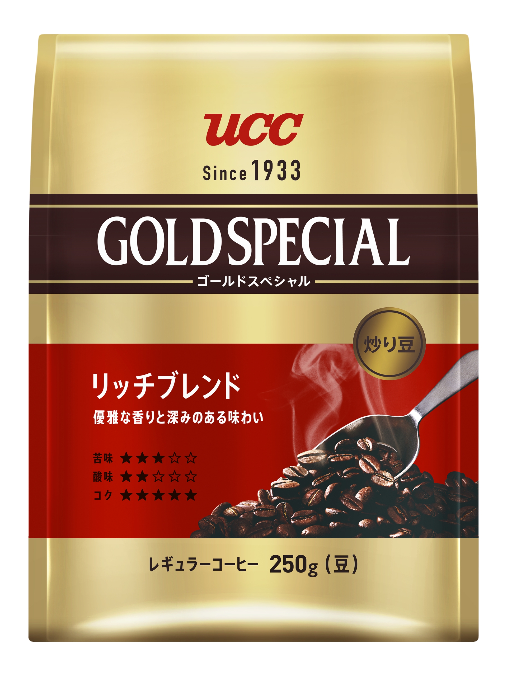 UCCゴールドスペシャル_炒り豆_リッチブレンド_SAP250g