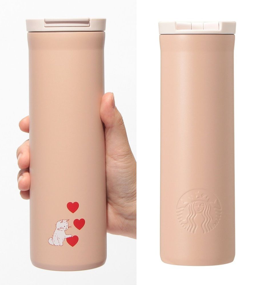 スターバックス「バレンタイン2025ステンレスボトル473ml」