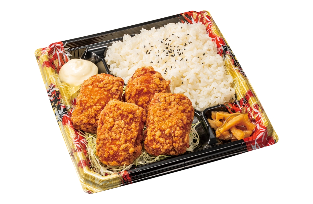 「旨辛ガーリックからあげ弁当」