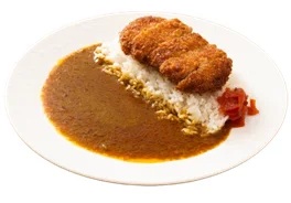 松屋･松のや 「松のやカレー」盛付例