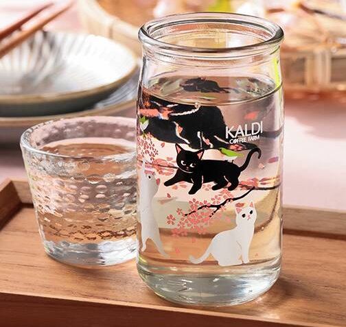 カルディ「【お酒】純米吟醸 唐猫様 サクラ 花の舞酒造謹製 180ml」