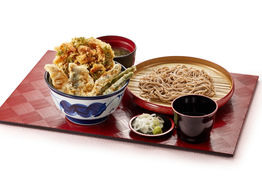 天丼てんや「桜海老と鰆の天丼サービスセット」