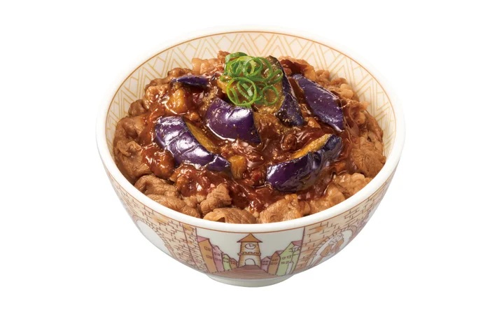 すき家 「スパイシー麻婆茄子牛丼」