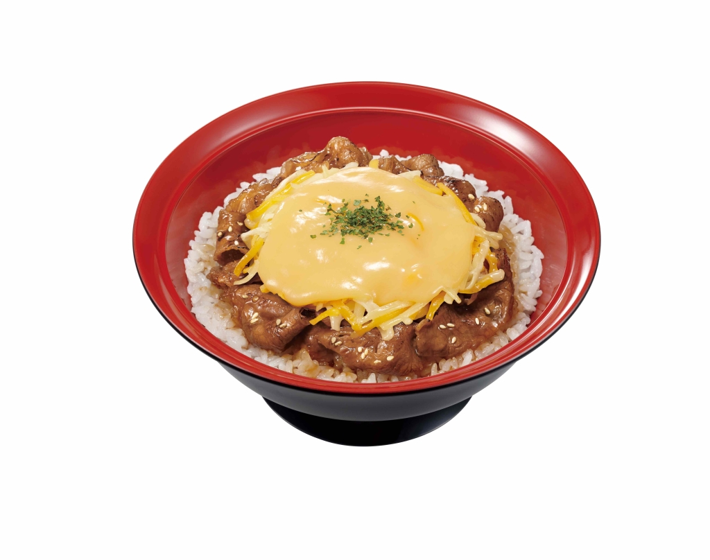 すき家「とろ～り3種のチーズ牛カルビ焼肉丼」