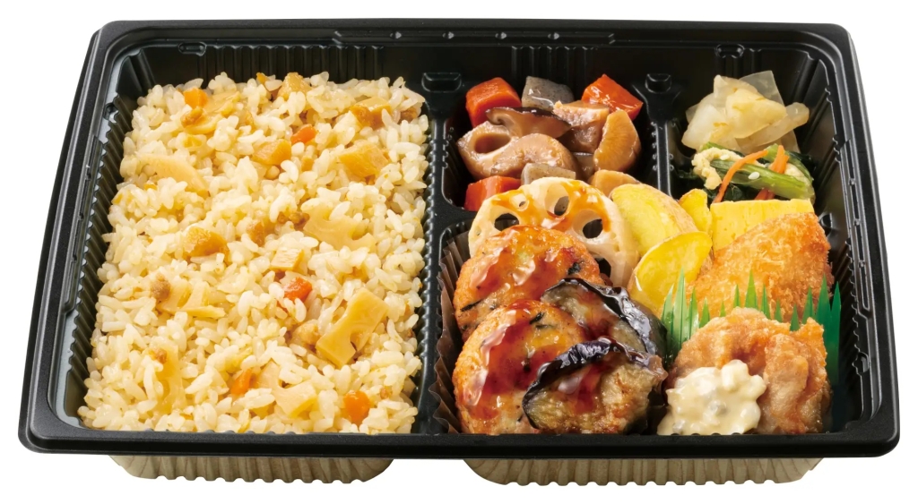 ほっともっと 「幕の内弁当(たけのこごはん変更) 」