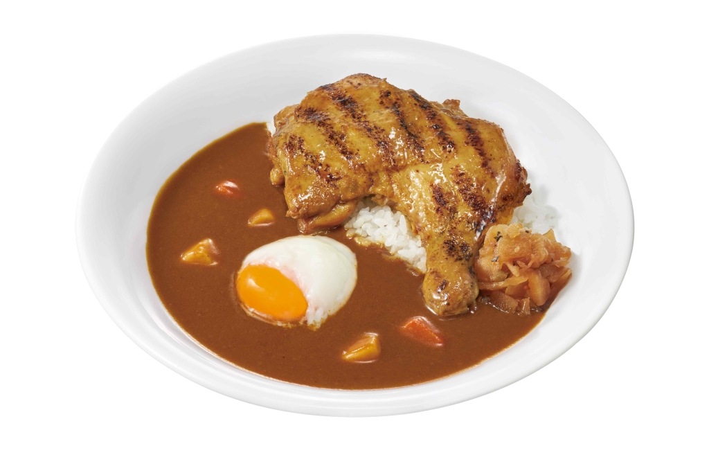 すき家「おんたま炭火チキンカレー」