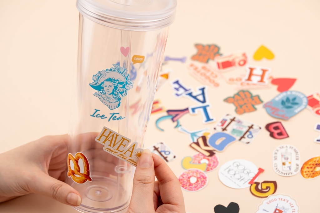 「MY ICE TEA TUMBLER」はカスタマイズが可能