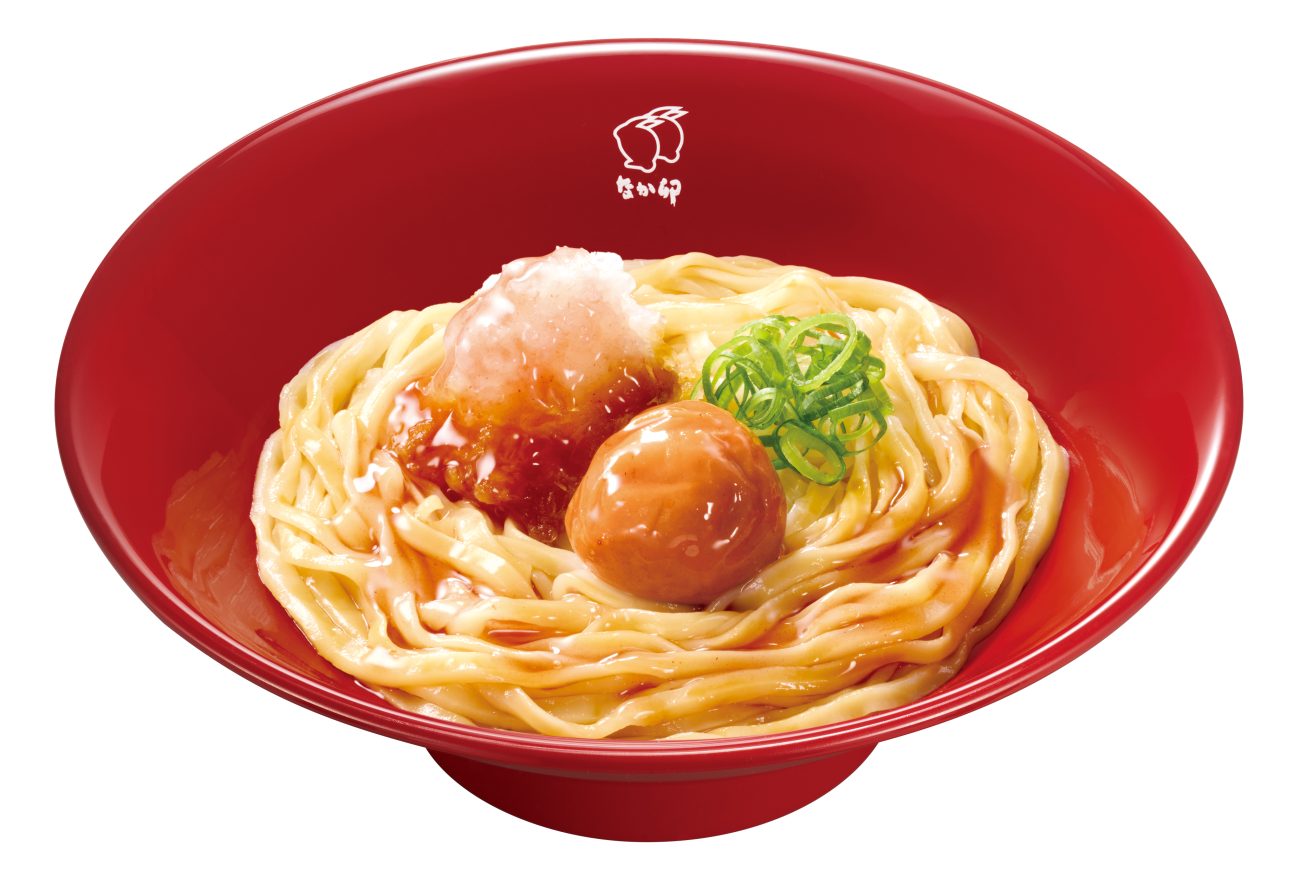 なか卯「紀州南高梅おろしうどん・そば」発売/大粒の和歌山県産紀州南