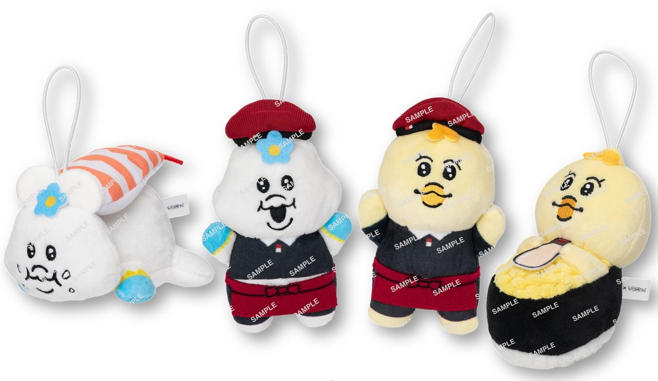 スシロー　おぱんちゅうさぎ　んぽちゃむ スシロー×「おぱんちゅうさぎ」「んぽちゃむ」コラボ開始、限定グッズ