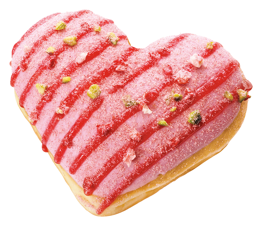 ルビーチョコ×ストロベリーのハート型ドーナツなど“本格ショコラ